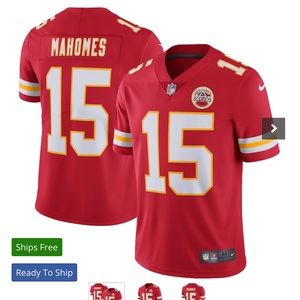 Patrick Mahomes, Jerseys